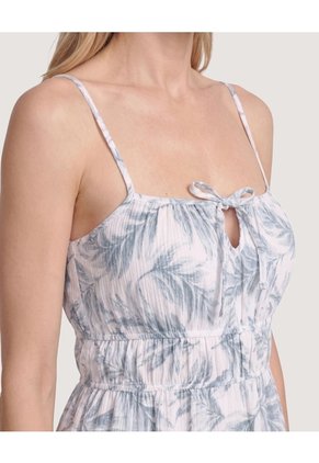 Vestido Sisa Silueta Fluida  Para Mujer Blanco Ostu