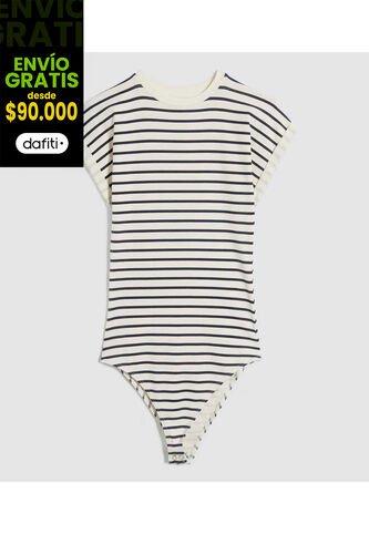 Body Para Mujer Manga Corta Color Azul  Marca Ostu #40200174 Ostu