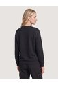 Buzo Stitch Nani Cuello Redondo  Para Mujer Negro Ostu de Ostu