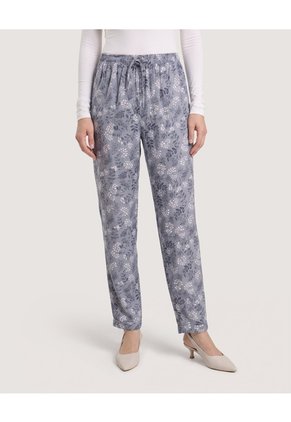 Jogger Con Bolsillos Para Mujer Gris Ostu