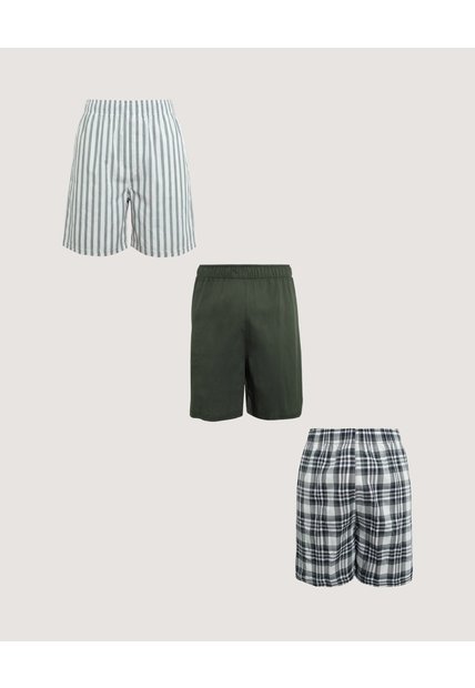 Pack X3 Bóxer Amplio Estampados Mixtos X3 Para Hombre Surtido Ostu