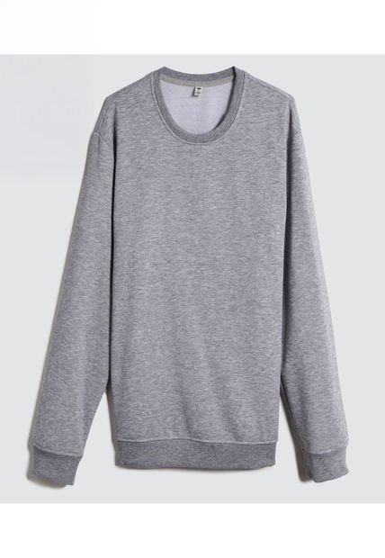 Buzo Para Hombre Cuello Redondo Color Gris  Marca Ostu #60060375