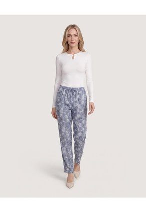 Jogger Con Bolsillos Para Mujer Gris Ostu