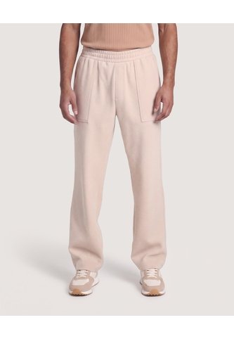 Jogger Straight  Para Hombre Beige Ostu Ostu