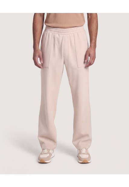 Jogger Straight  Para Hombre Beige Ostu