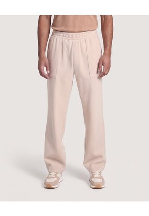 Jogger Straight Para Hombre Beige Ostu