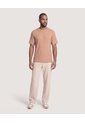 Jogger Straight  Para Hombre Beige Ostu de Ostu