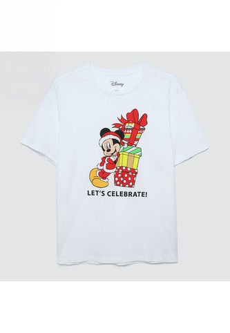 Camiseta Mickey Mouse Edicion Navidad  De Hombre #60091112 Ostu