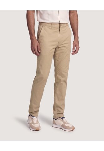 Pantalón Basico Chino  Para Hombre Avena Ostu Ostu