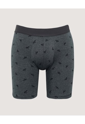 Boxer Medio Estampado  Para Hombre Negro Ostu Ostu