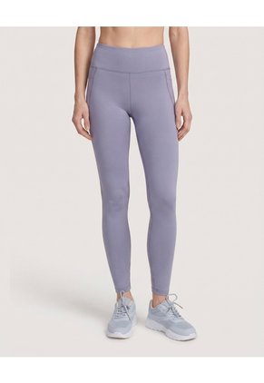 Leggings Deportivo Con Bolsillos Para Mujer Gris Ostu