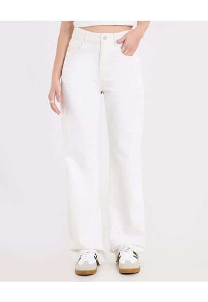 Jean  Para Mujer Straight Color Crudo Marca Ostu #40160634