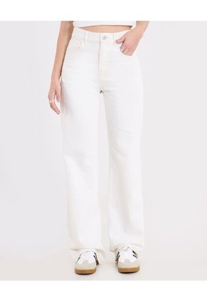 Jean  Para Mujer Straight Color Crudo Marca Ostu #40160634