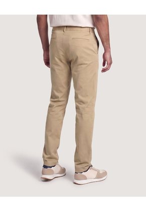 Pantalón Basico Chino Para Hombre Avena Ostu