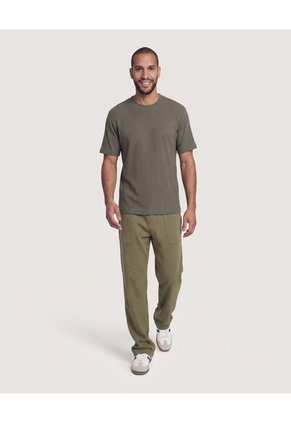 Jogger Straight Para Hombre Verde Ostu