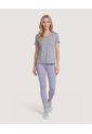 Leggings Deportivo Con Bolsillos  Para Mujer Gris Ostu de Ostu