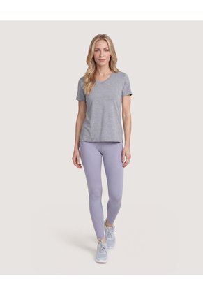 Leggings Deportivo Con Bolsillos Para Mujer Gris Ostu