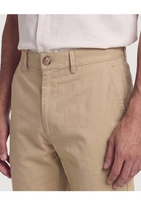 Pantalón Basico Chino Para Hombre Avena Ostu