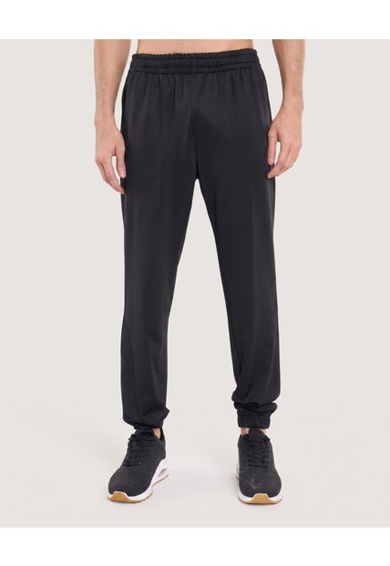 Jogger Deportivo Essential  Para Hombre Negro Ostu