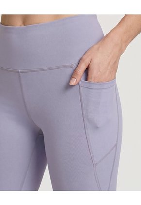 Leggings Deportivo Con Bolsillos Para Mujer Gris Ostu