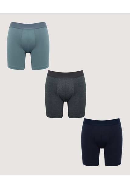 Pack X3 Boxer Medio Essentials X3 Para Hombre Surtido Ostu