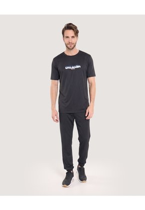 Jogger Deportivo Essential  Para Hombre Negro Ostu