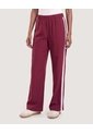 Pantalón Deportivo Bota Amplia  Para Mujer Vino Ostu de Ostu