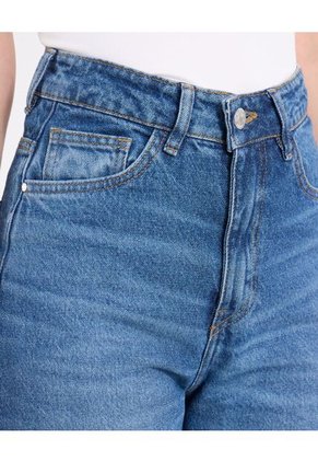 Jean  Para Mujer Wide-Leg Color Azul Marca Ostu #40160617