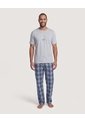 Pijama Con Rayas Clásicas  Para Hombre Azul Ostu de Ostu