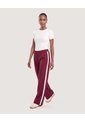 Pantalón Deportivo Bota Amplia  Para Mujer Vino Ostu de Ostu