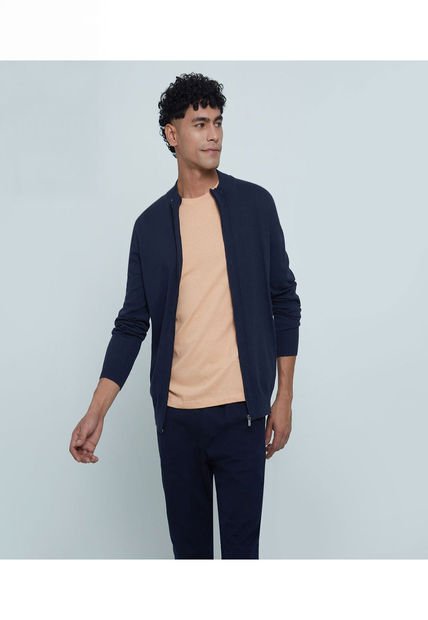Saco Para Hombre Saco Abierto Color Azul  Marca Ostu #60330038