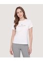 Camiseta Regular Estampada  Para Mujer Blanco Ostu de Ostu