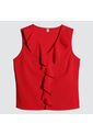 Blusa Mujer Ostu M/S Rojo Algodón 40120971-30165 de Ostu
