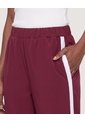 Pantalón Deportivo Bota Amplia  Para Mujer Vino Ostu de Ostu