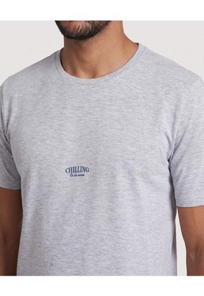 Pijama Con Rayas Clásicas  Para Hombre Azul Ostu