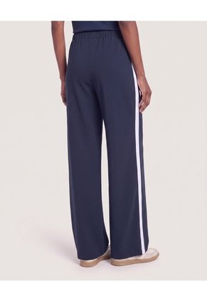 Pantalón Bota Amplia  Para Mujer Azul Ostu