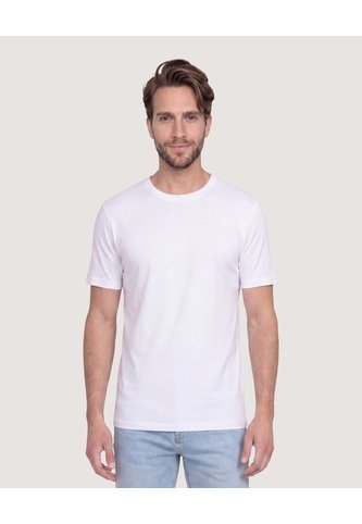 Camiseta Oversize Texturizada  Para Hombre Blanco Ostu Ostu
