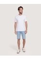 Camiseta Oversize Texturizada  Para Hombre Blanco Ostu de Ostu