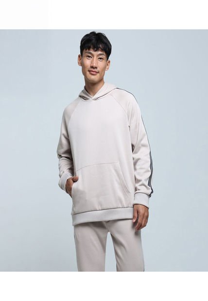Buzo Para Hombre Hoodie Color Beige Marca Ostu #60060424