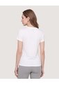 Camiseta Regular Estampada  Para Mujer Blanco Ostu de Ostu