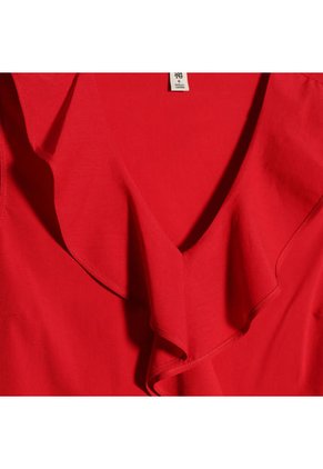 Blusa Mujer Ostu M/S Rojo Algodón 40120971-30165