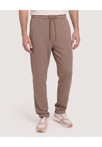 Pantalón Jogger Texturizado  Para Hombre Café Ostu Ostu