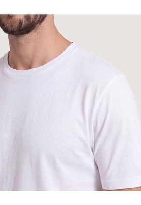 Camiseta Oversize Texturizada Para Hombre Blanco Ostu