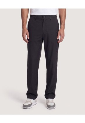 Pantalón Formal Regular Para Hombre Negro Ostu