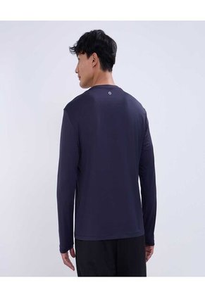 Camiseta Para Hombre Manga Larga Color Azul Oscuro Marca Ostu #60091498