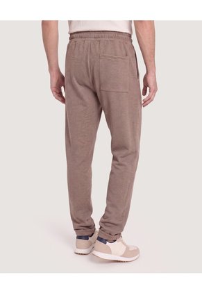 Pantalón Jogger Texturizado Para Hombre Café Ostu