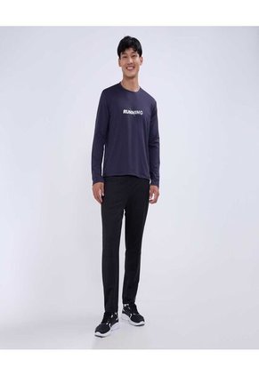 Camiseta Para Hombre Manga Larga Color Azul Oscuro Marca Ostu #60091498