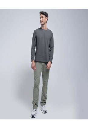 Jean Para Hombre Regular Color Verde  Marca Ostu #60160325
