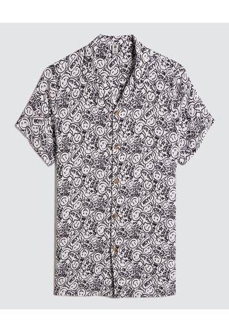 Camisa Para Niño Manga Corta Color Negro Marca Ostu #80010041 Ostu