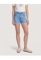 Short Relax Denim Desflecado  Para Mujer Azul Ostu de Ostu